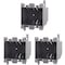 Adamax Old Work Electrical Outlet Box for Residential and Light Commercial Remodel, 2 Gang 25cu In, 3PK AG223R-3 - alternate 2